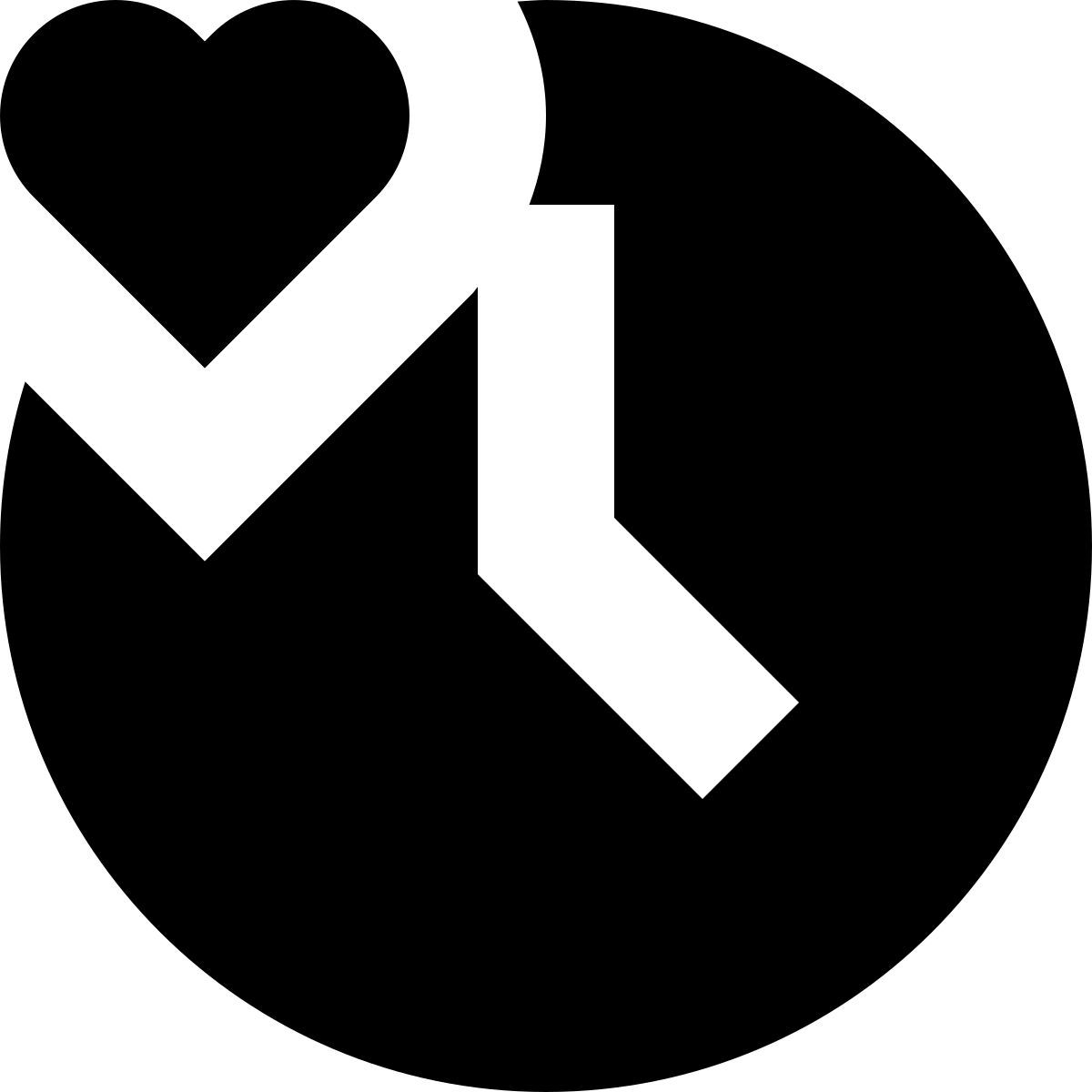 tiny glyph style 사랑의 시간 icon