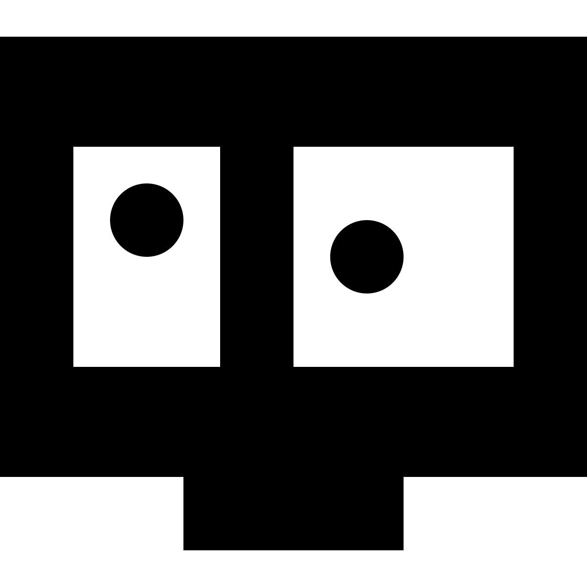 tiny glyph style responsive icon