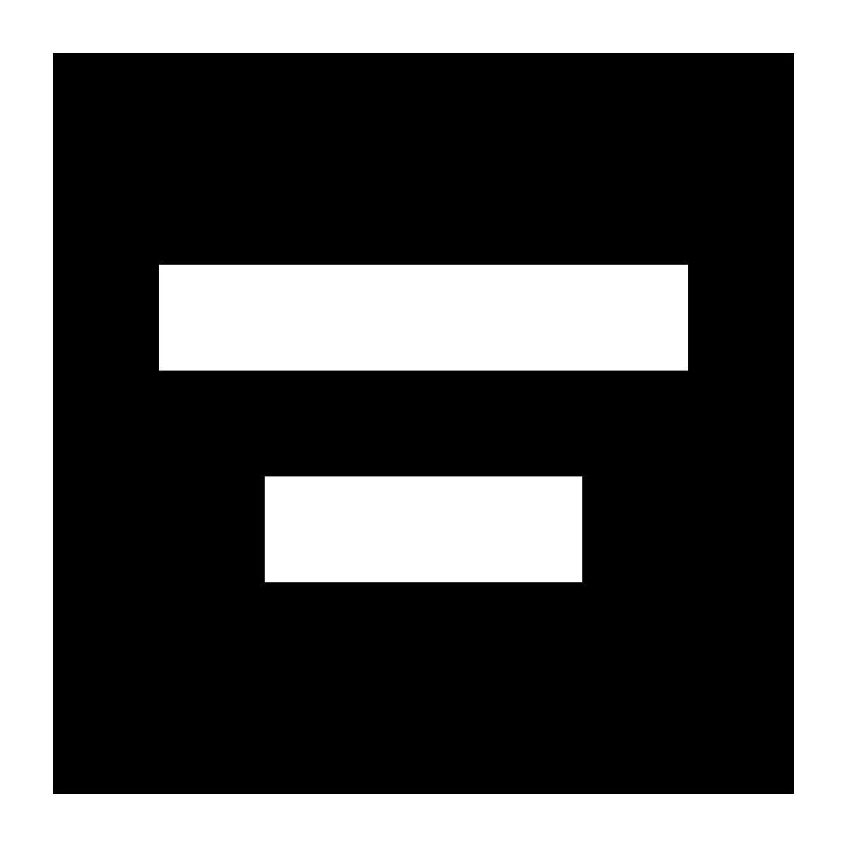tiny glyph style menu icon