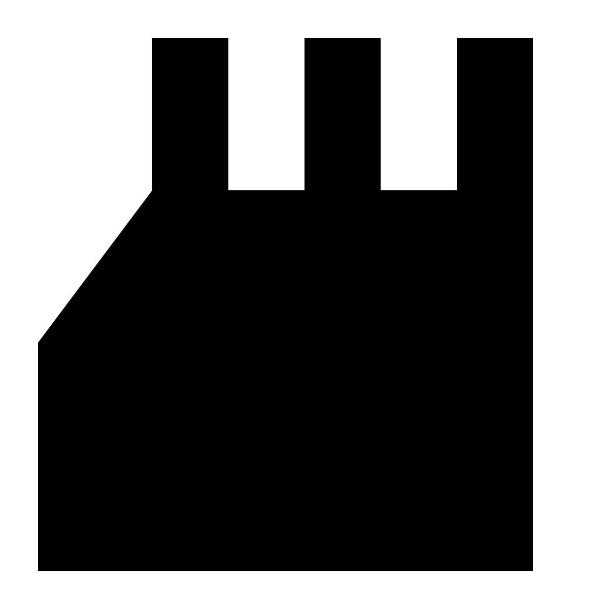 tiny glyph style micro sd icon