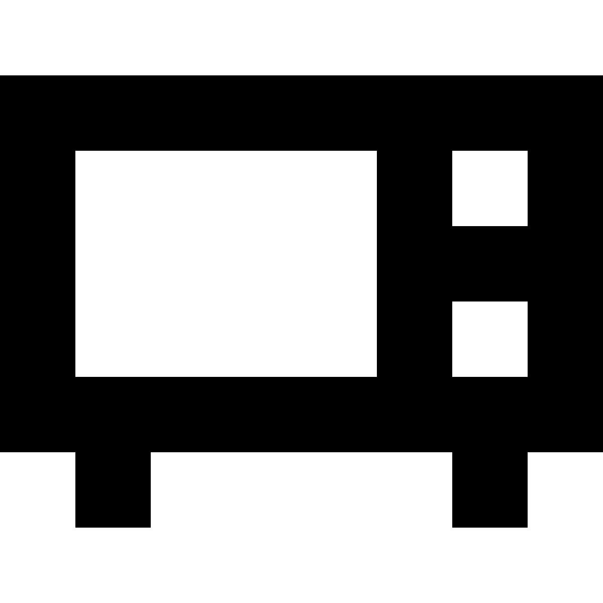 tiny glyph style microondas icon