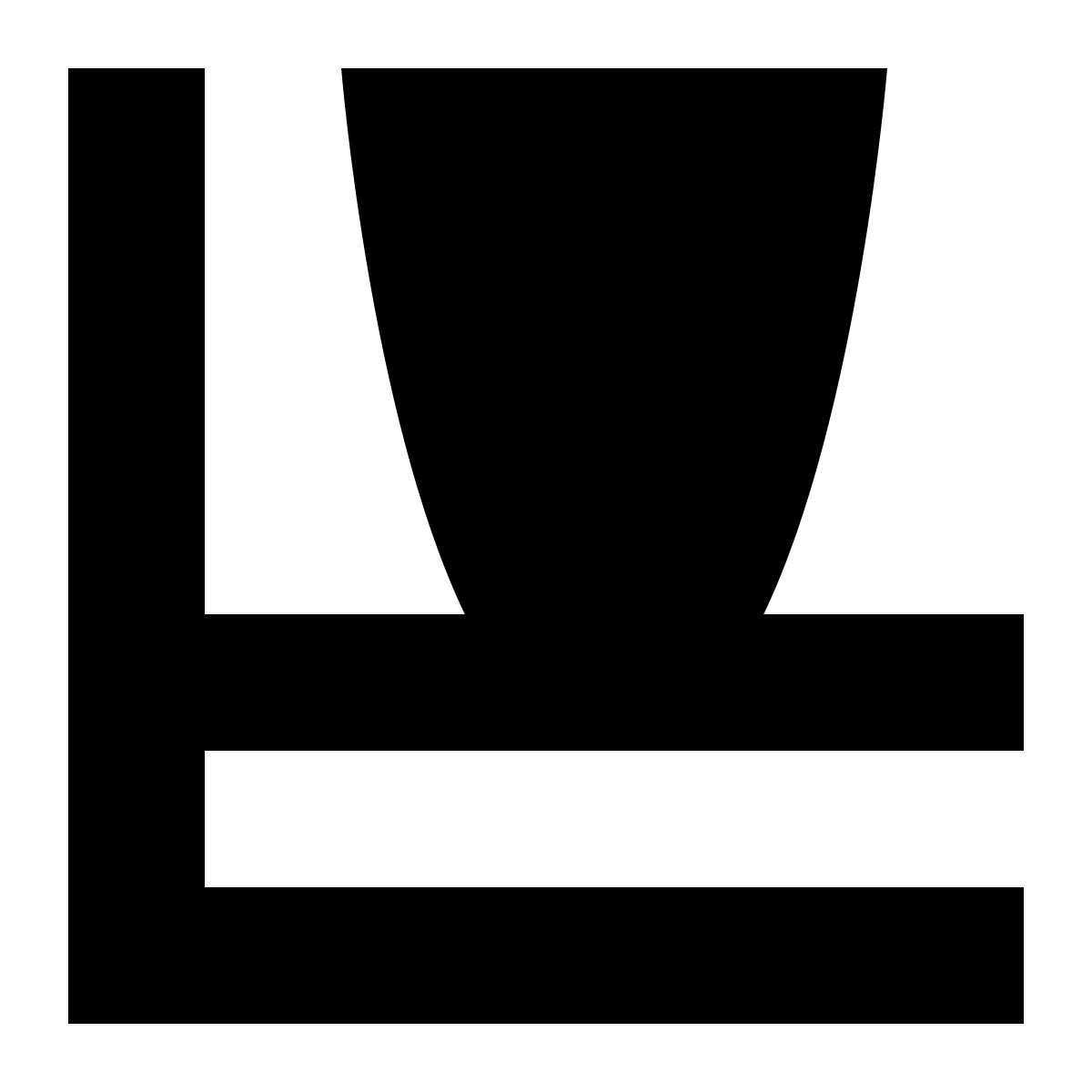 tiny glyph style mindestwert icon