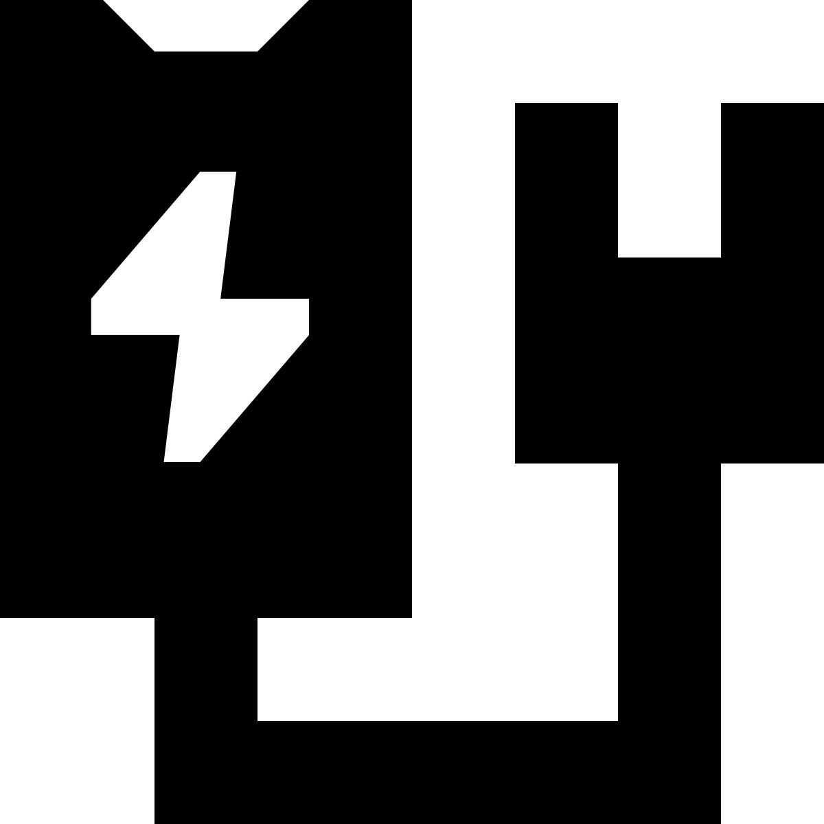 tiny glyph style carregador icon