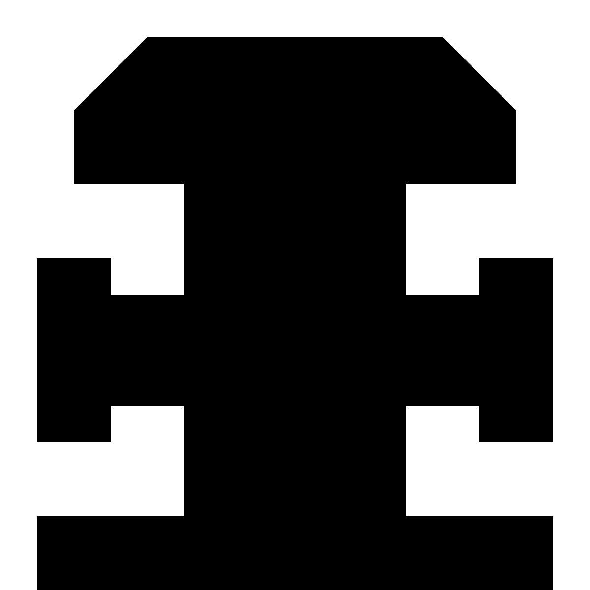 tiny glyph style bolardo de amarre icon