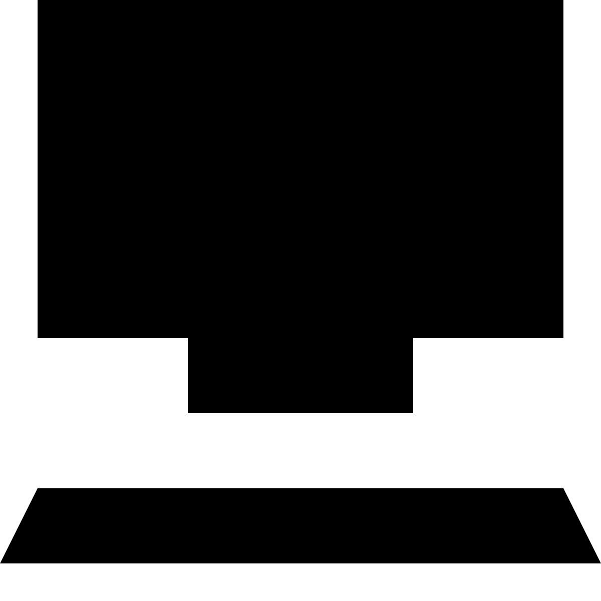 tiny glyph style my computer icon