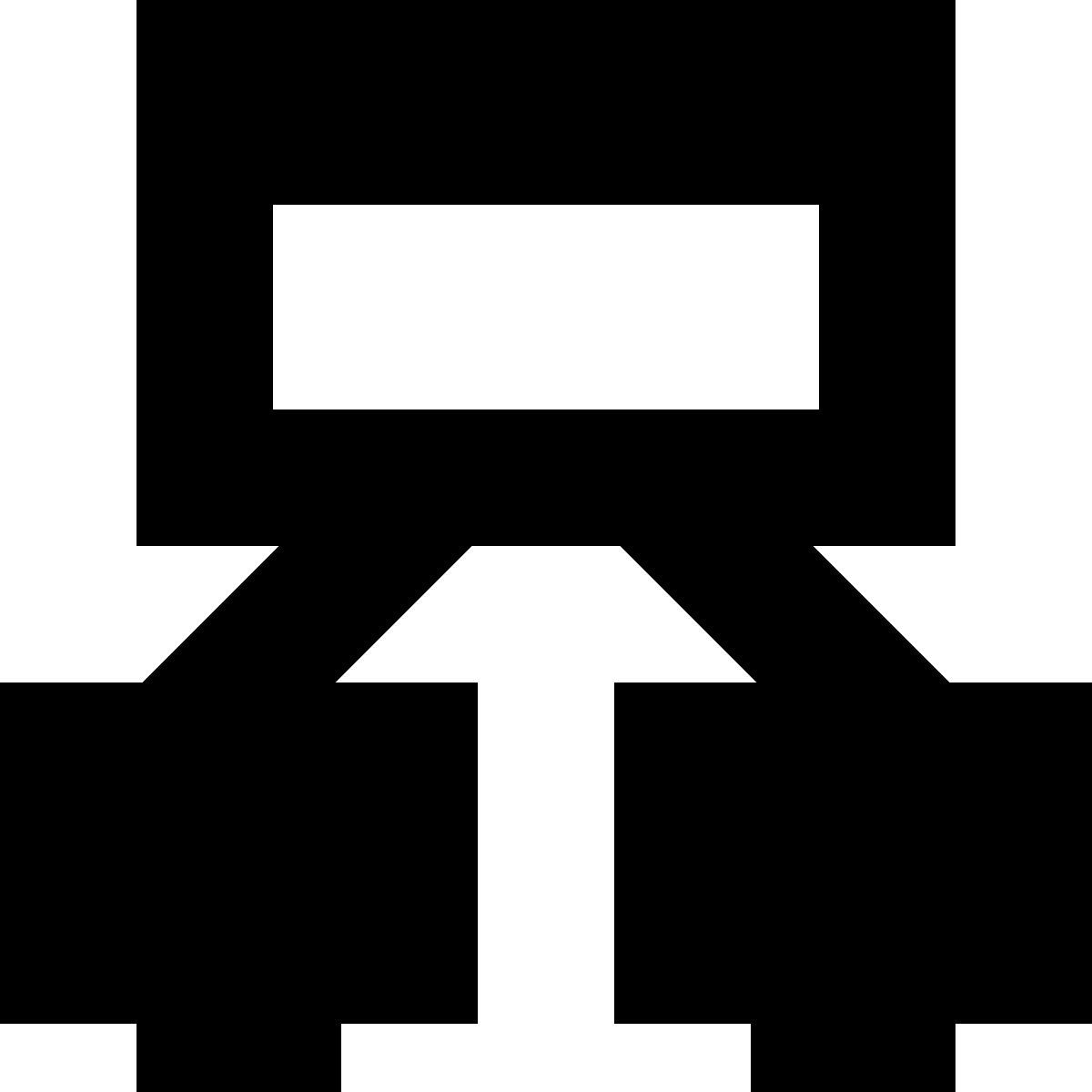 tiny glyph style networking manager icon