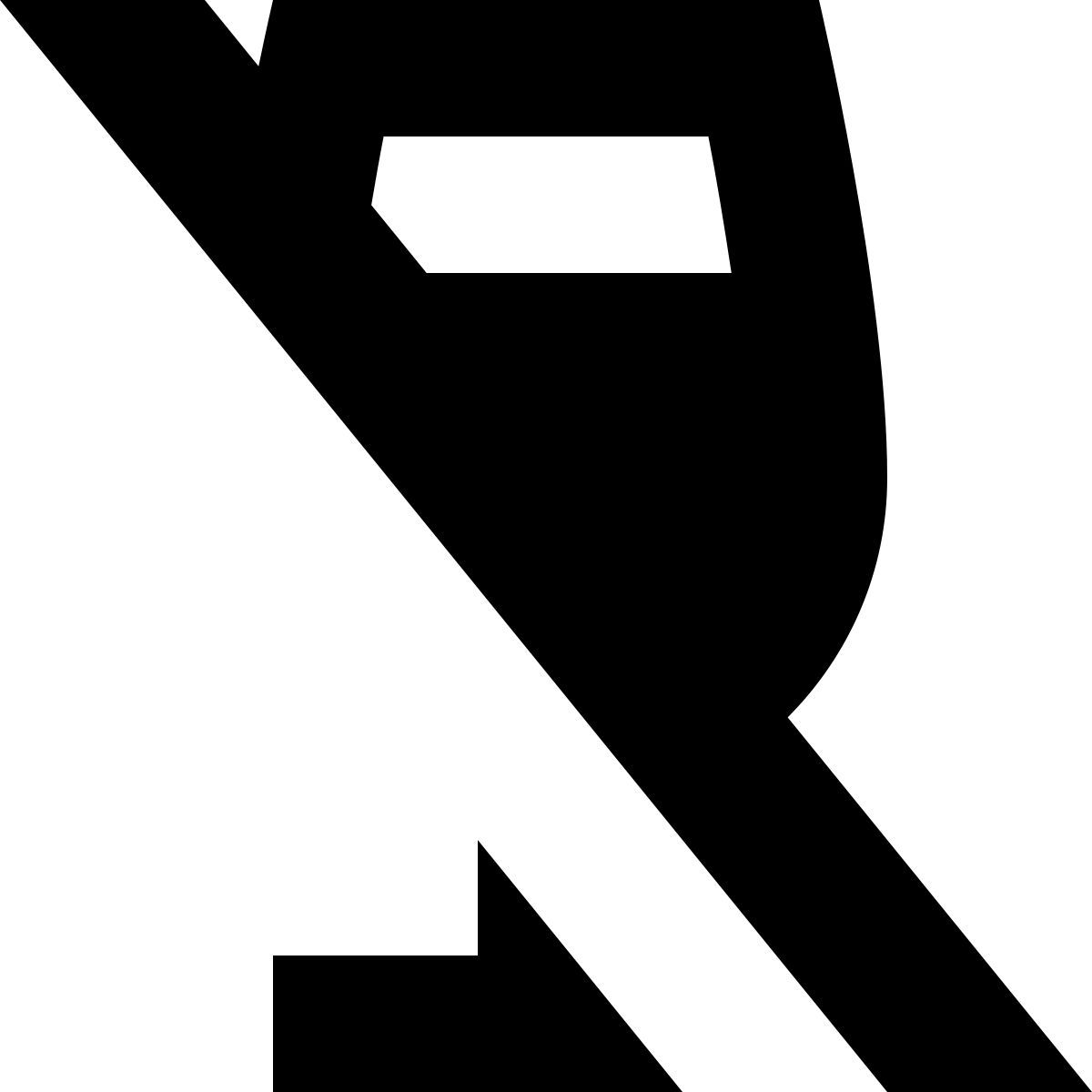 tiny glyph style 아니 알코올 없다 icon