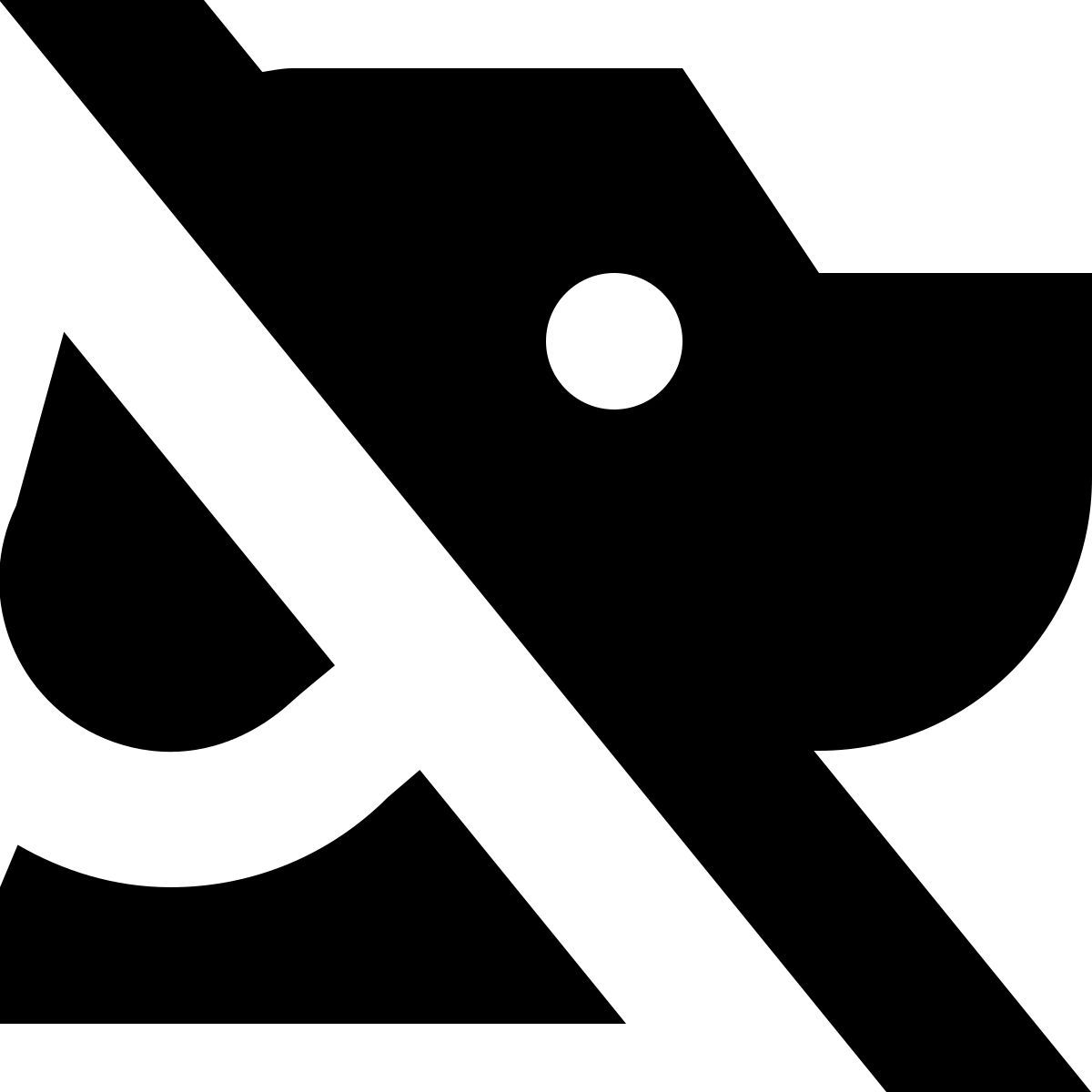 tiny glyph style no animales icon