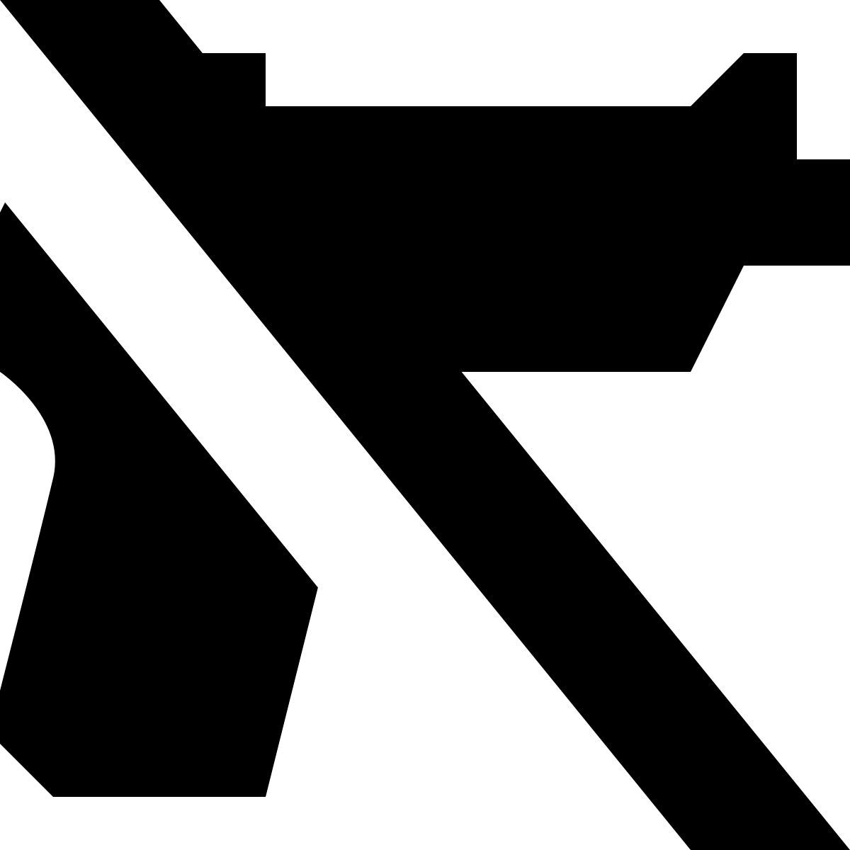 tiny glyph style 禁止武器 icon