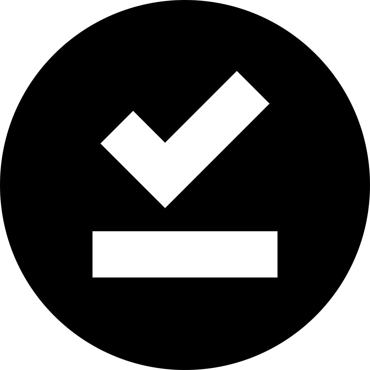 tiny glyph style offline pin icon