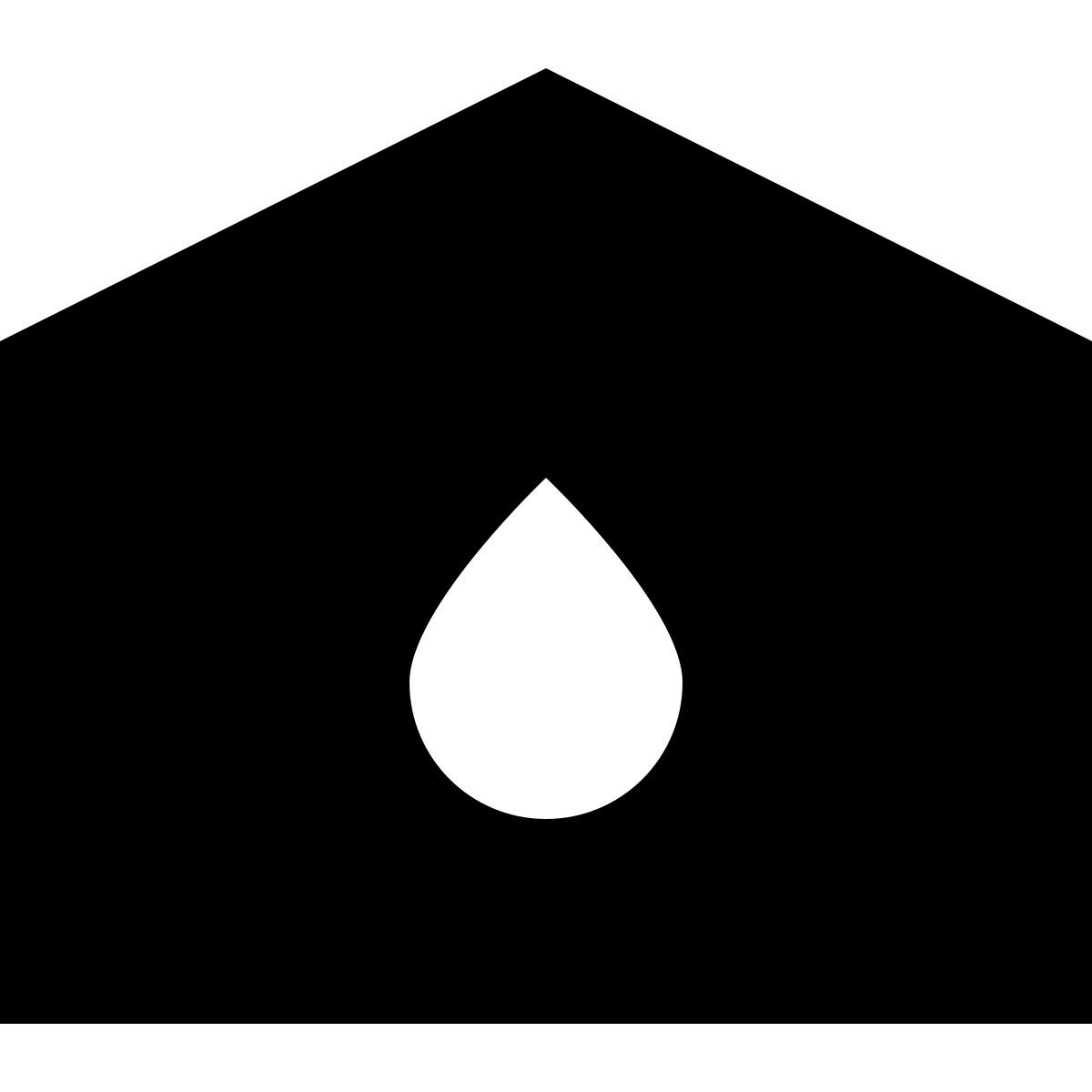 tiny glyph style oil storage tank icon