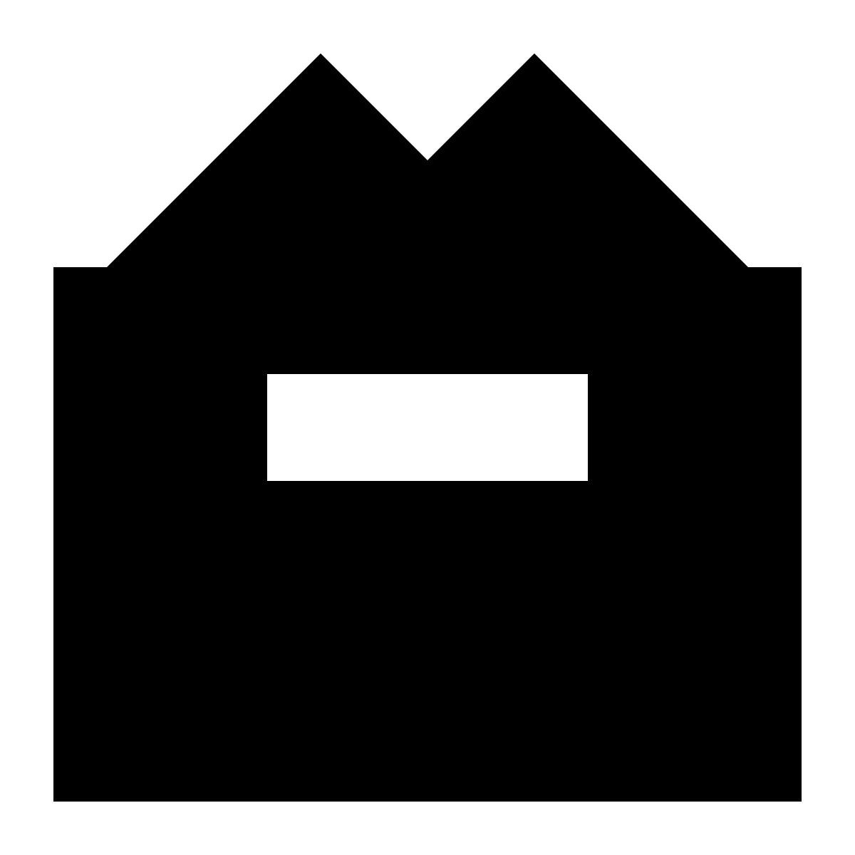 tiny glyph style 装满的盒子 icon