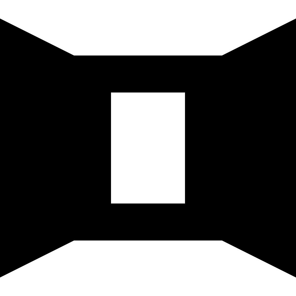 tiny glyph style janela aberta icon