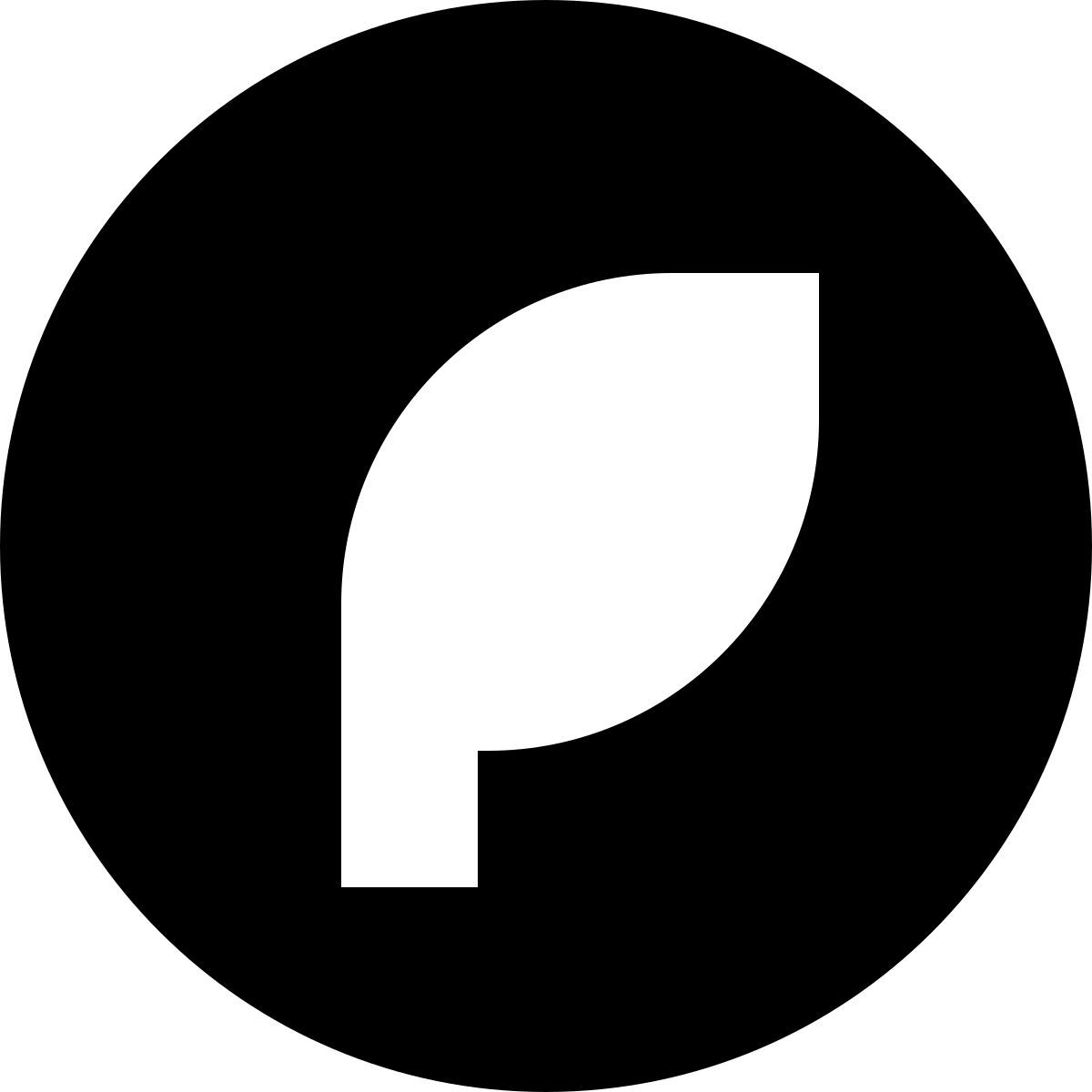 tiny glyph style organic food icon