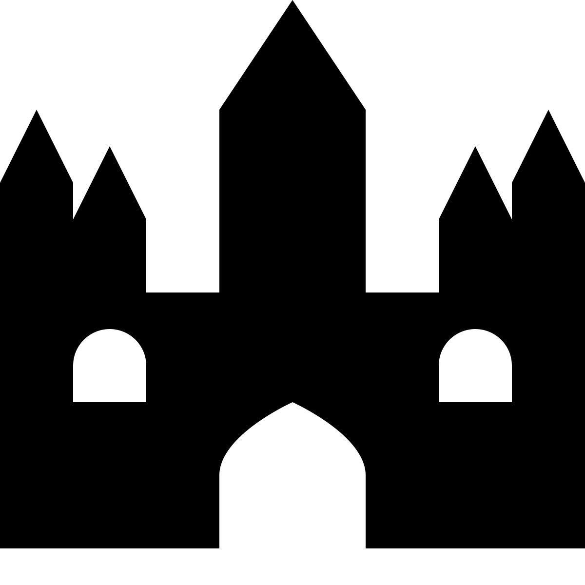 tiny glyph style palace icon