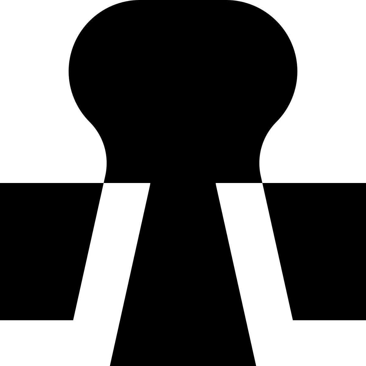 tiny glyph style pinza de papel icon