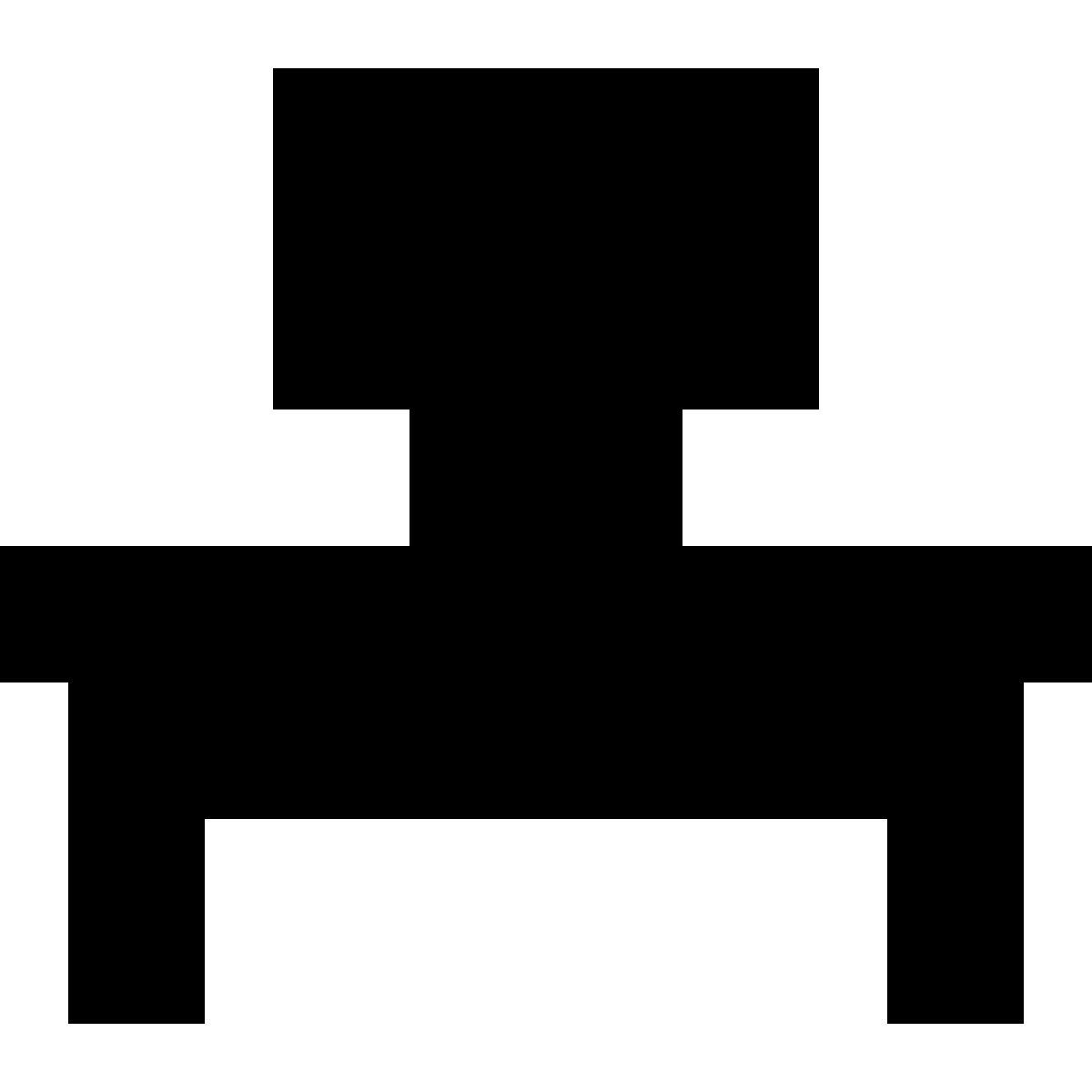 tiny glyph style компьютер на столе icon