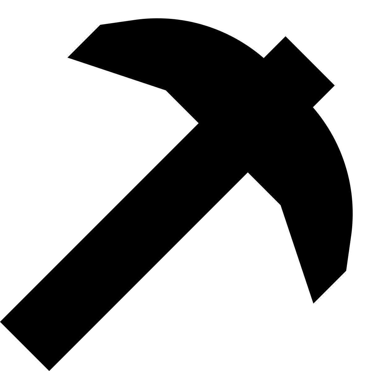 tiny glyph style つるはし icon