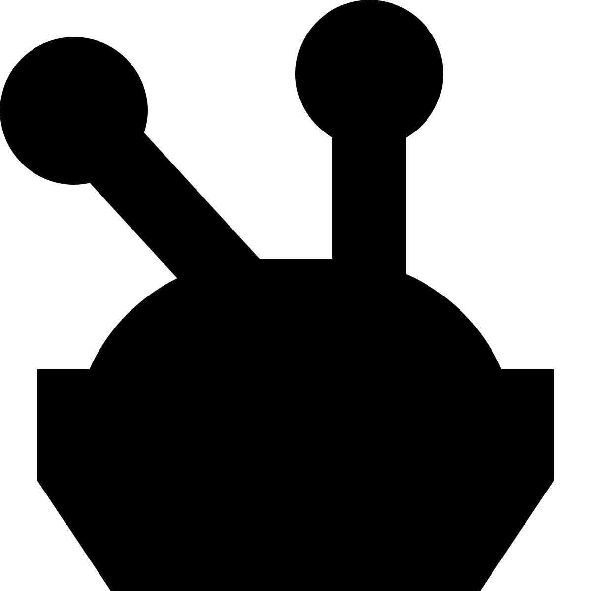 tiny glyph style pin cushion icon