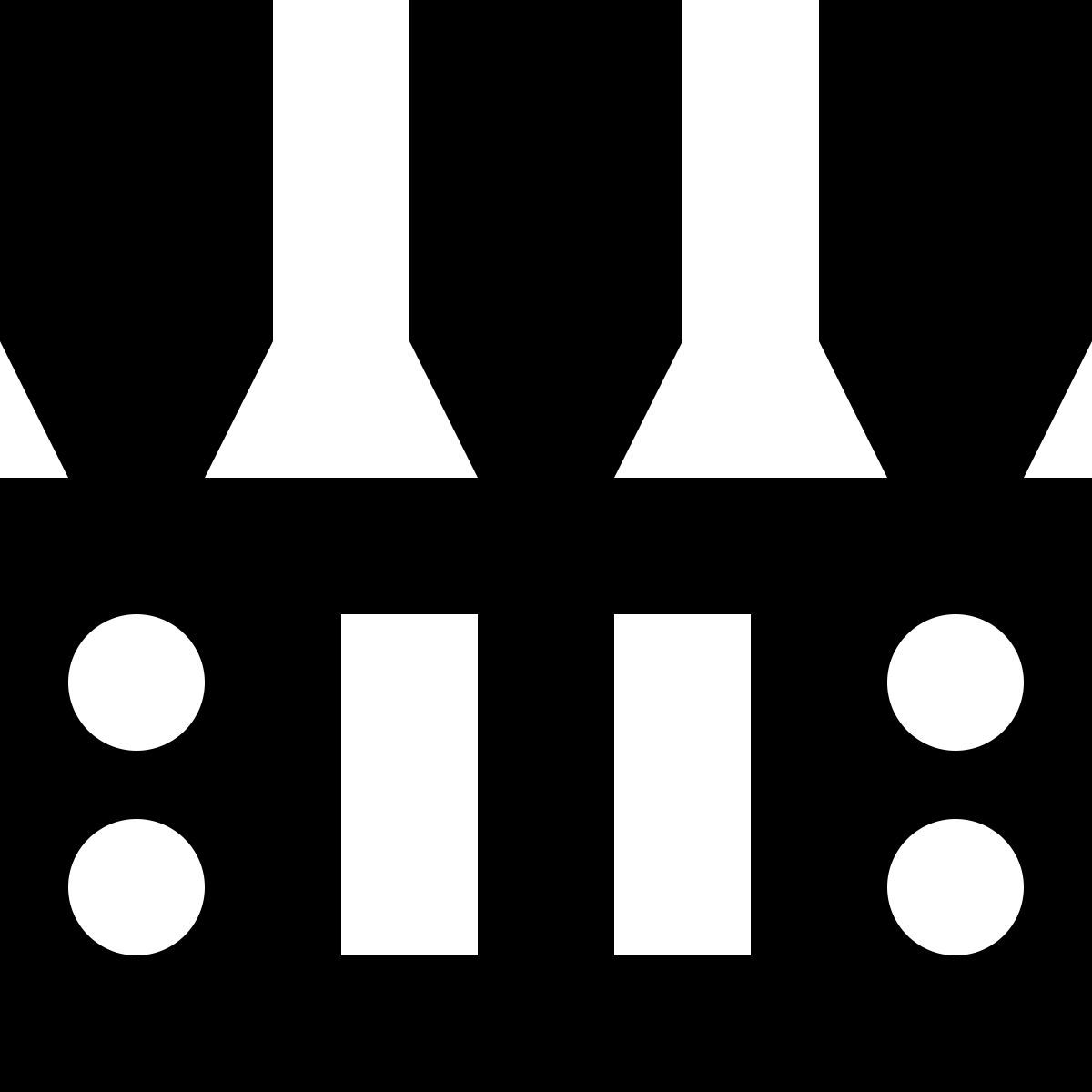 tiny glyph 风格 管风琴 图标