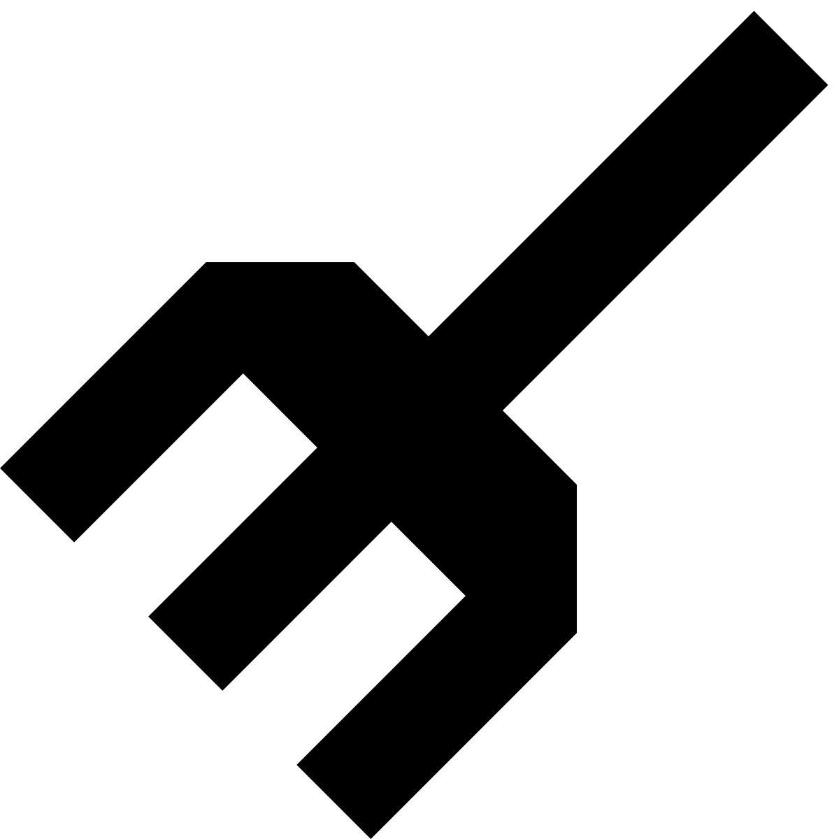 tiny glyph style forquilha icon