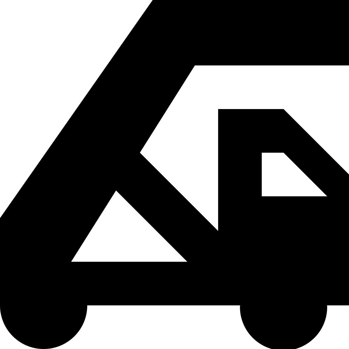tiny glyph style 飛行機はしご icon