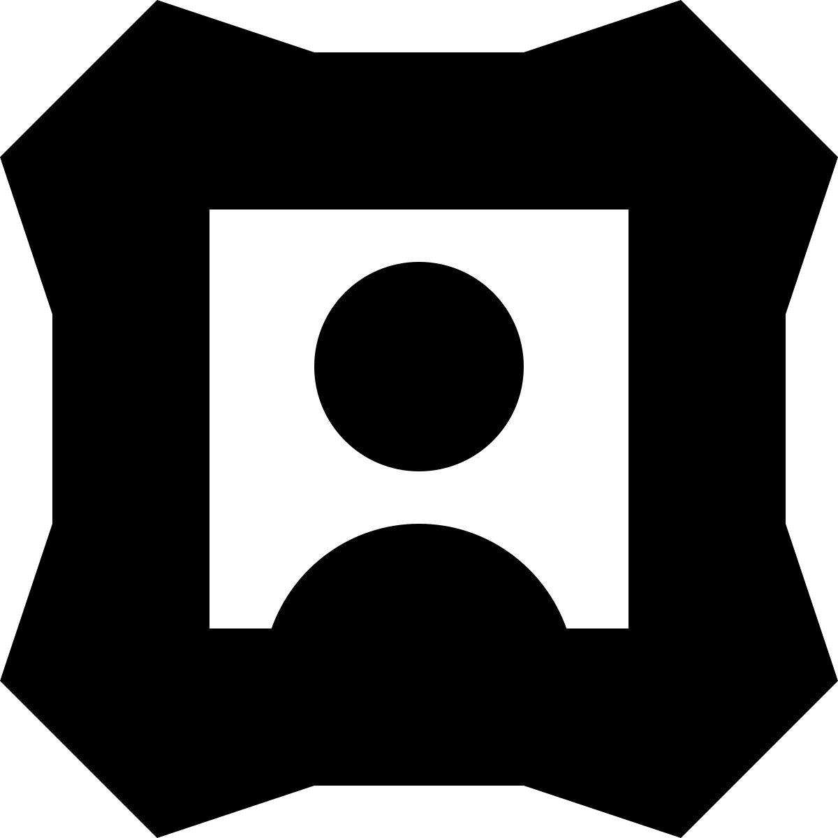 tiny glyph style 肖像 icon