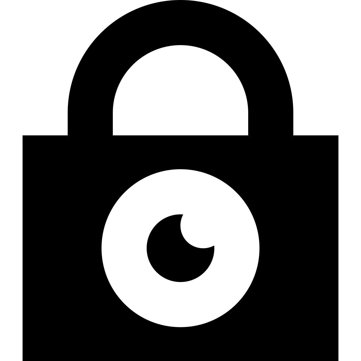 tiny glyph style privacy icon