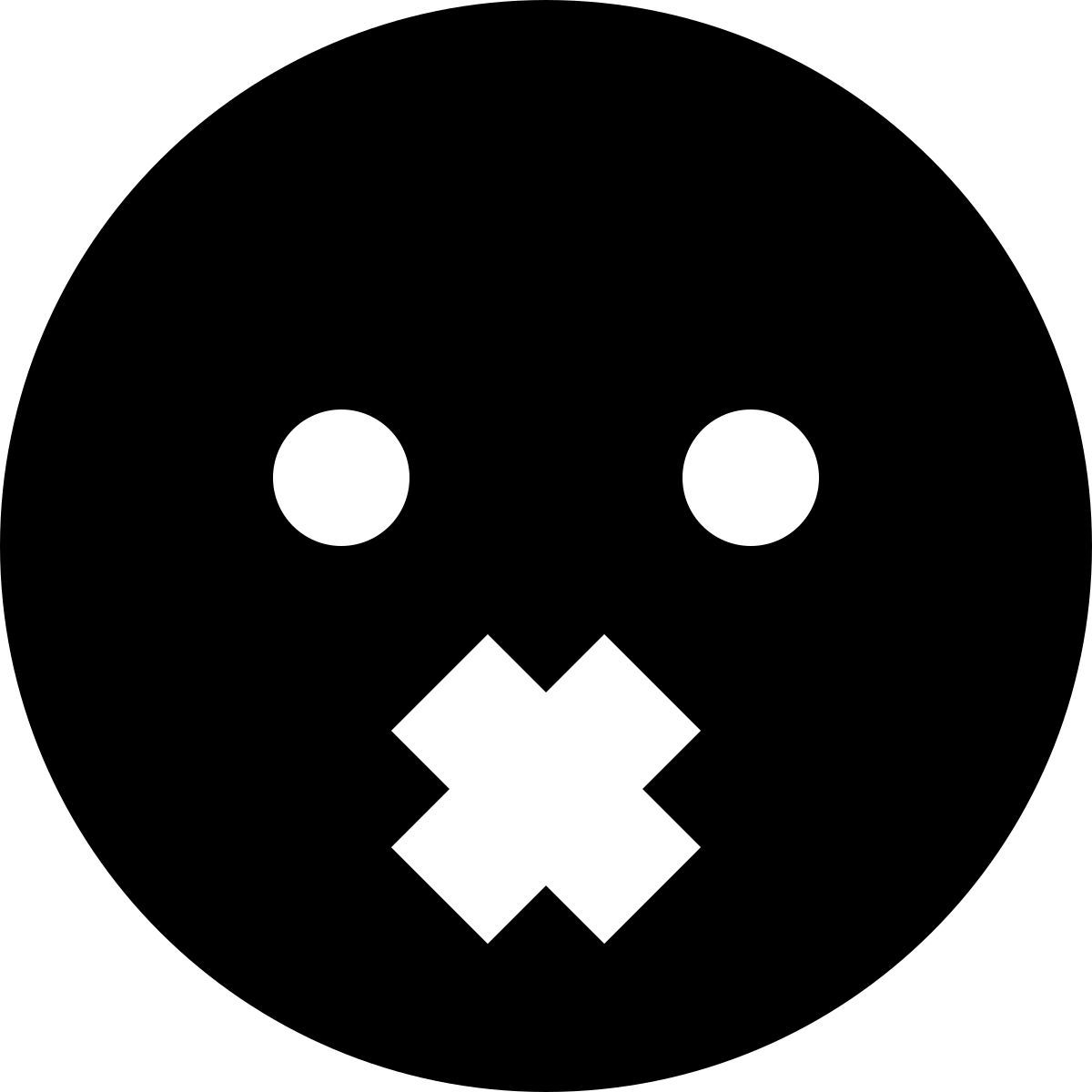 tiny glyph style サイレント icon