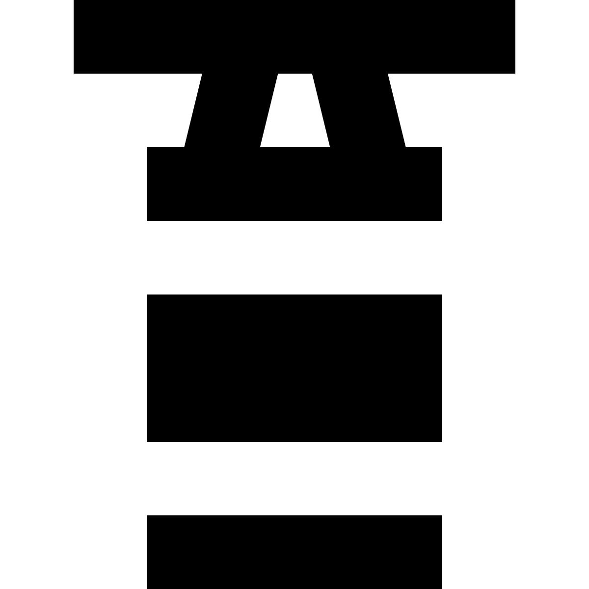 icon saco de boxeo tiny glyph estilo