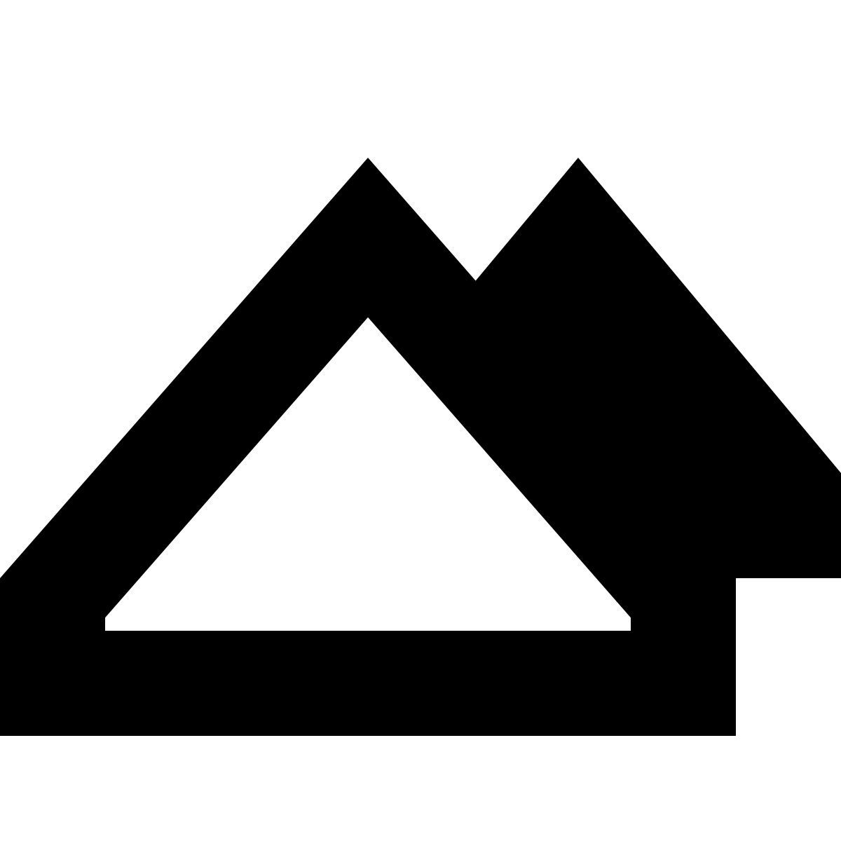 tiny glyph style piramidi icon