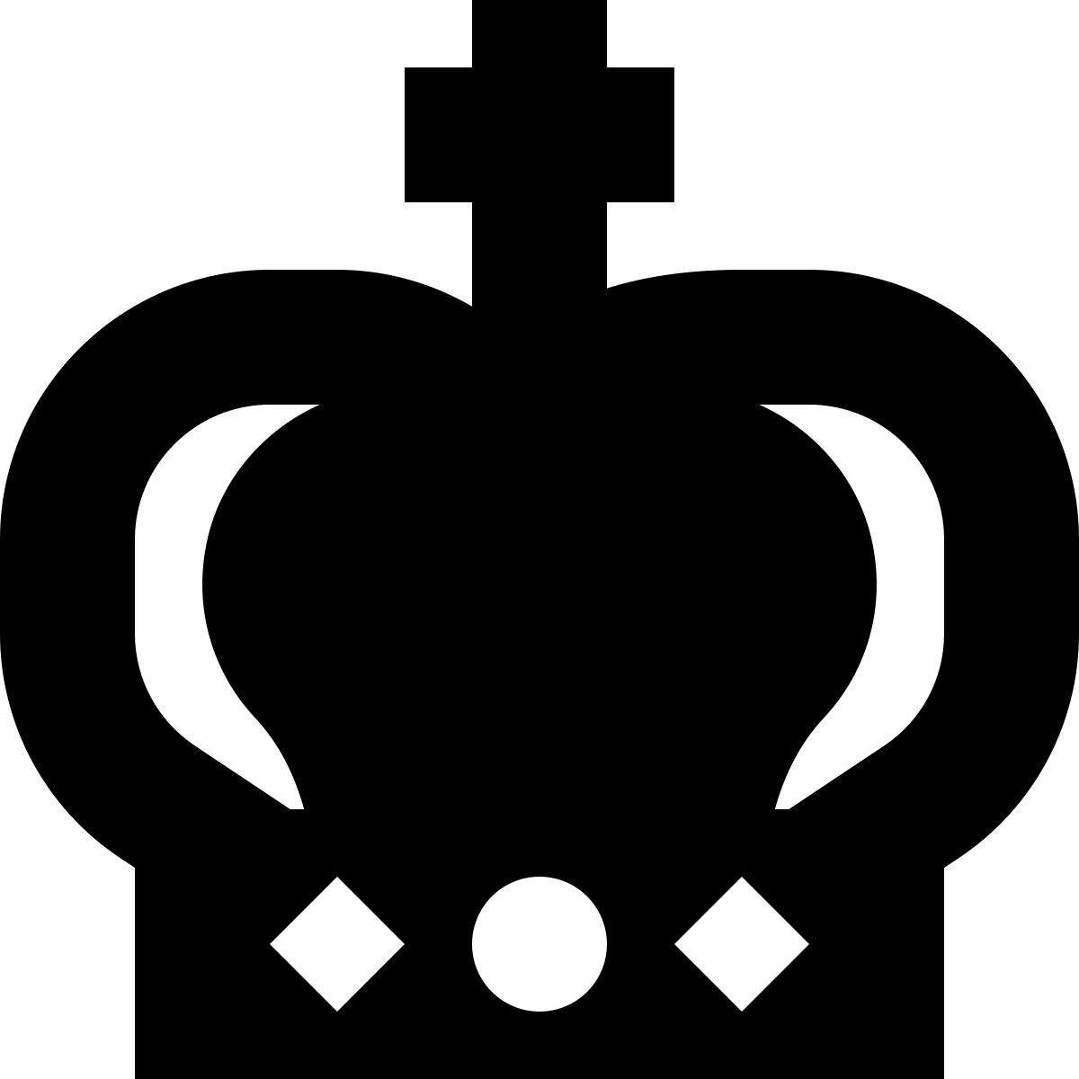 tiny glyph style reine du royaume uni icon