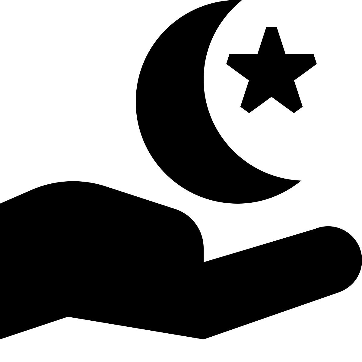 tiny glyph style ramadan icon