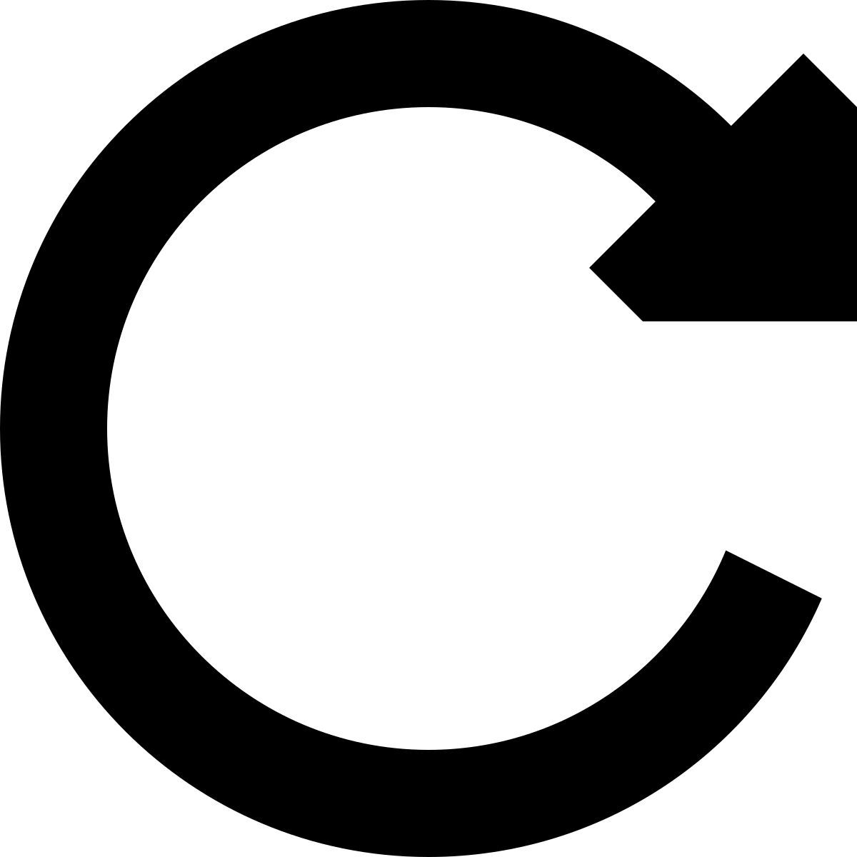 tiny glyph style reset icon