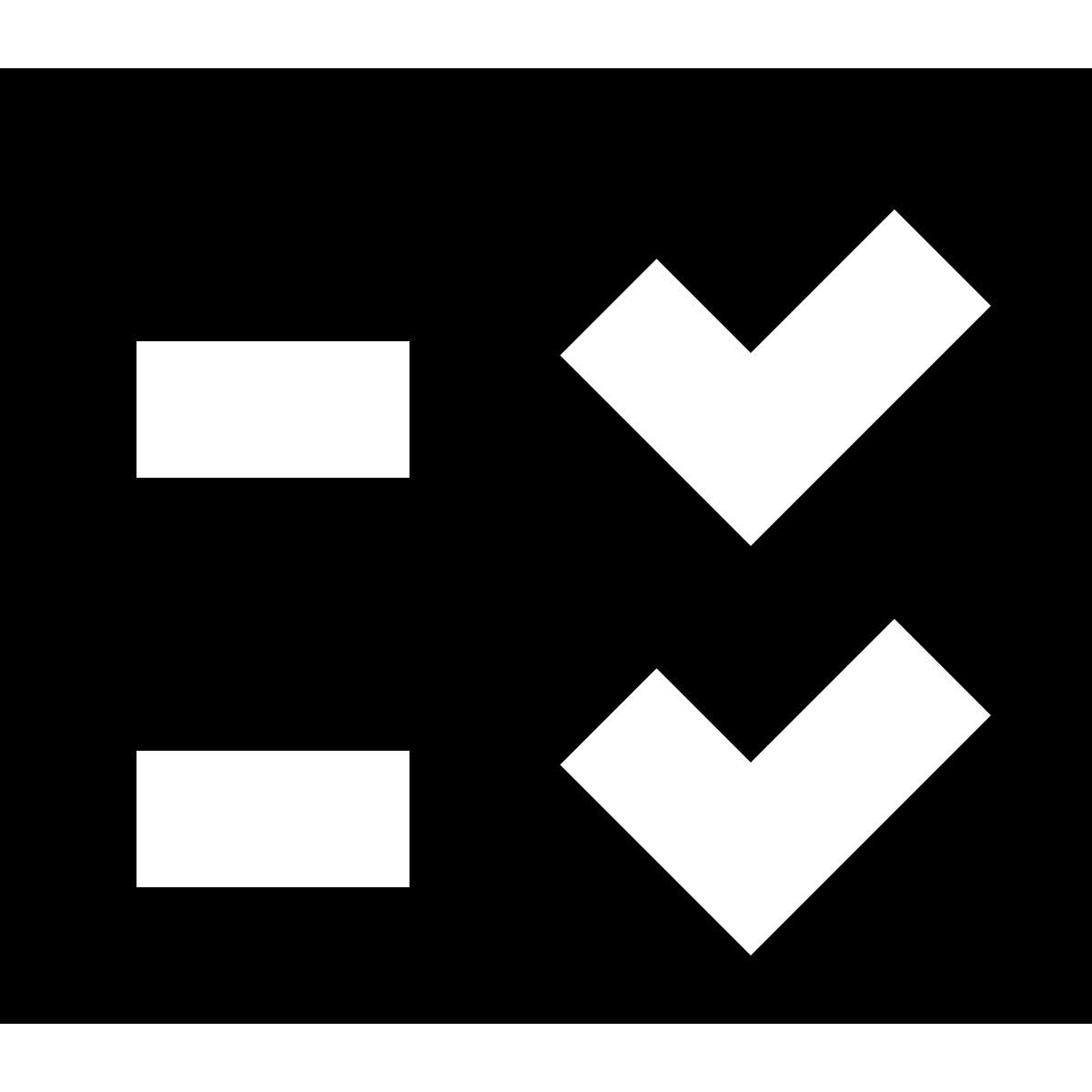 tiny glyph style 报告卡 icon