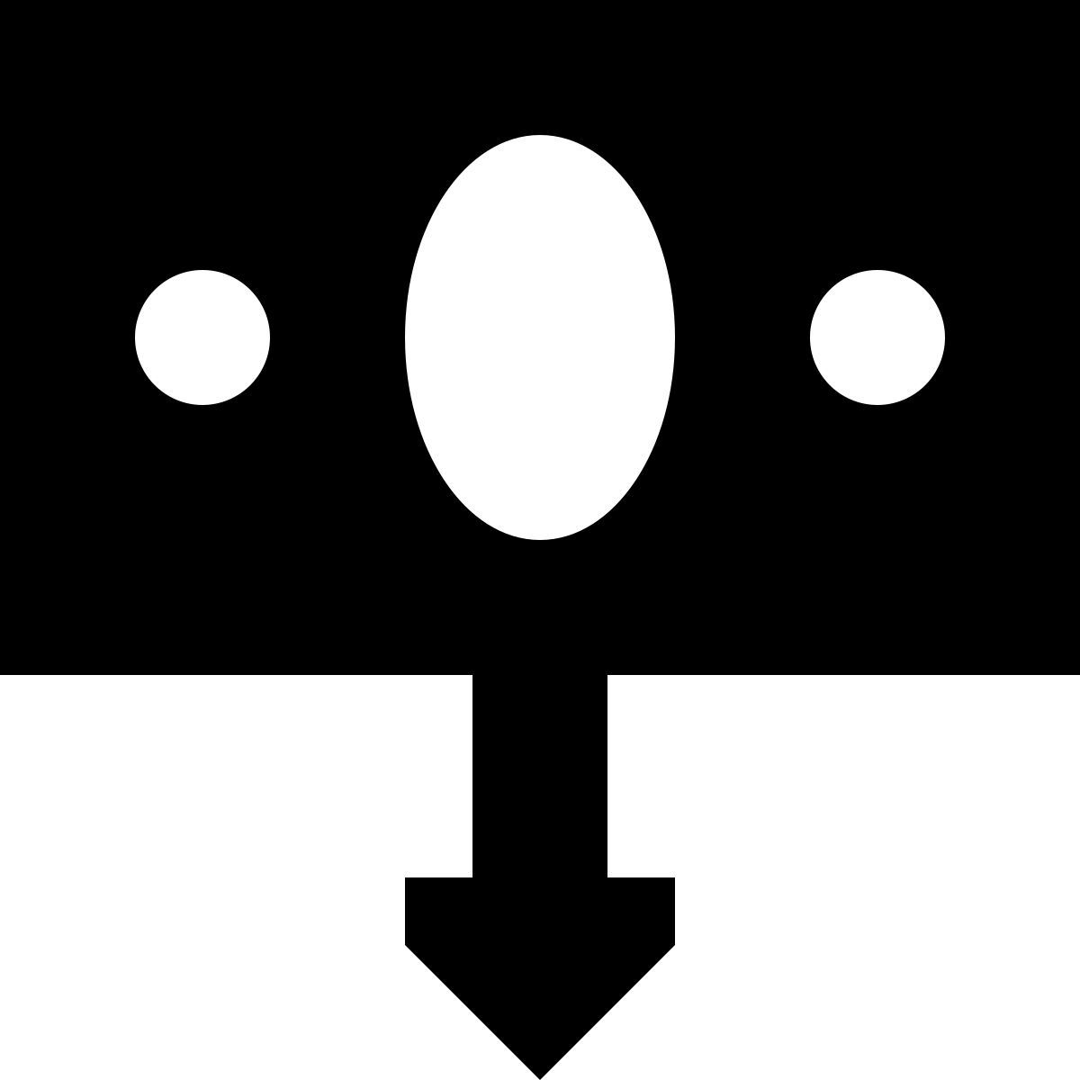 tiny glyph style 申请资金 icon
