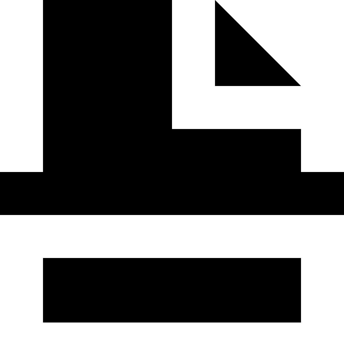 tiny glyph style rescan document icon