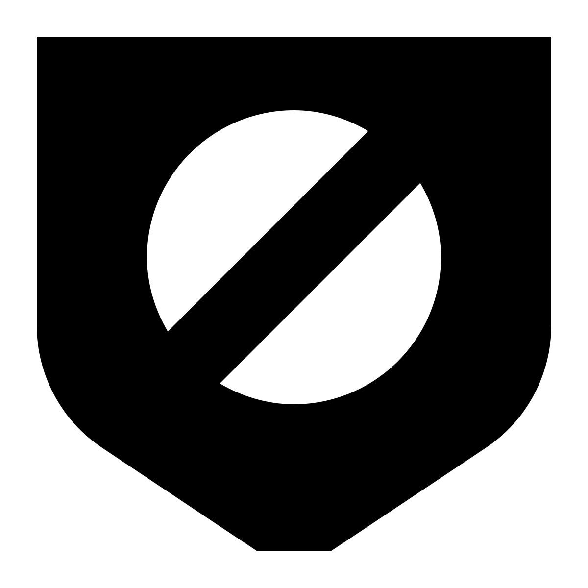 tiny glyph style 限制盾 icon