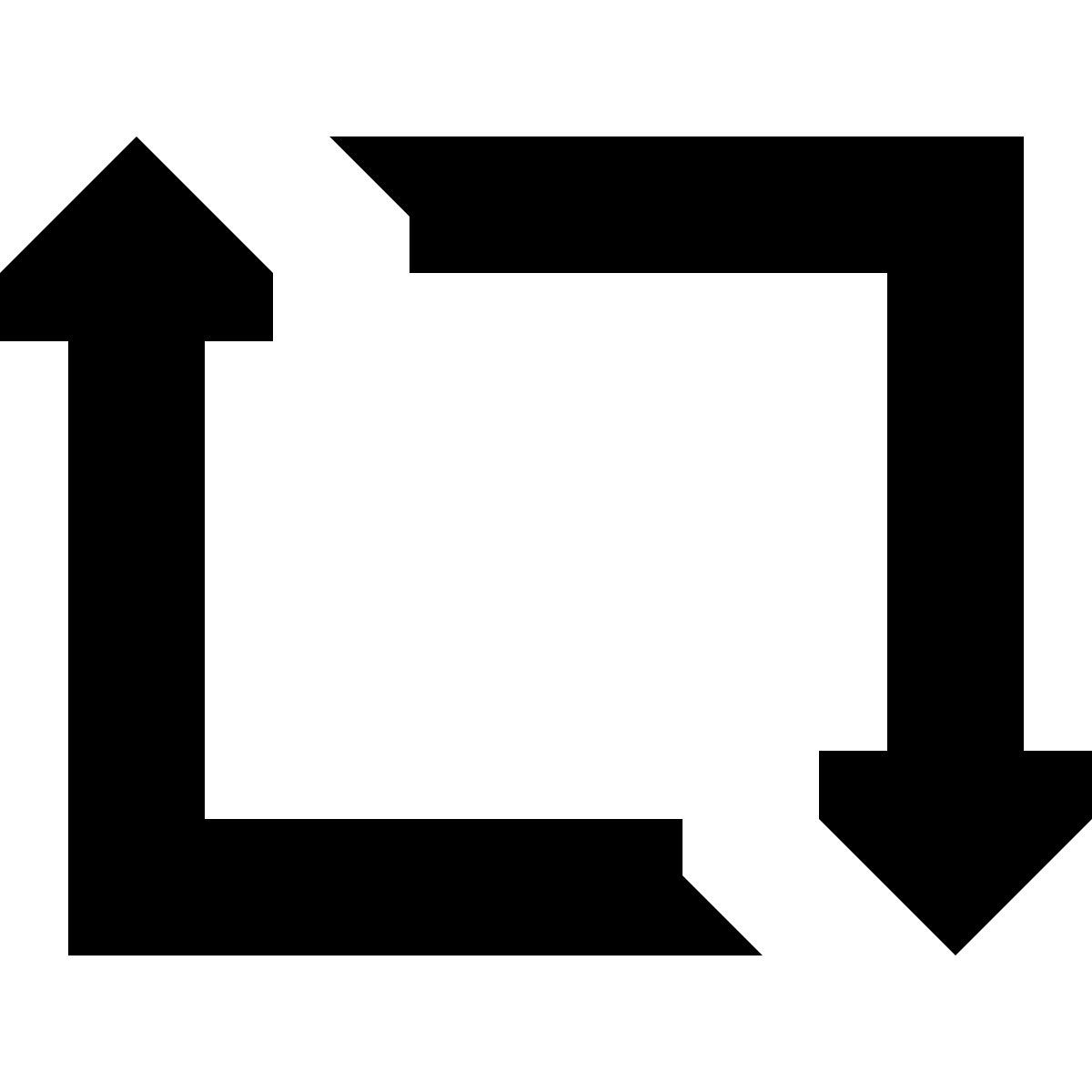 tiny glyph style retweet icon