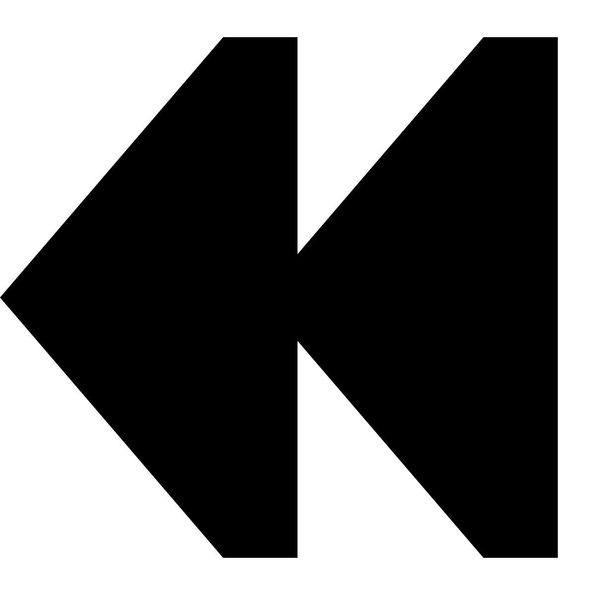 tiny glyph style rebobinar icon