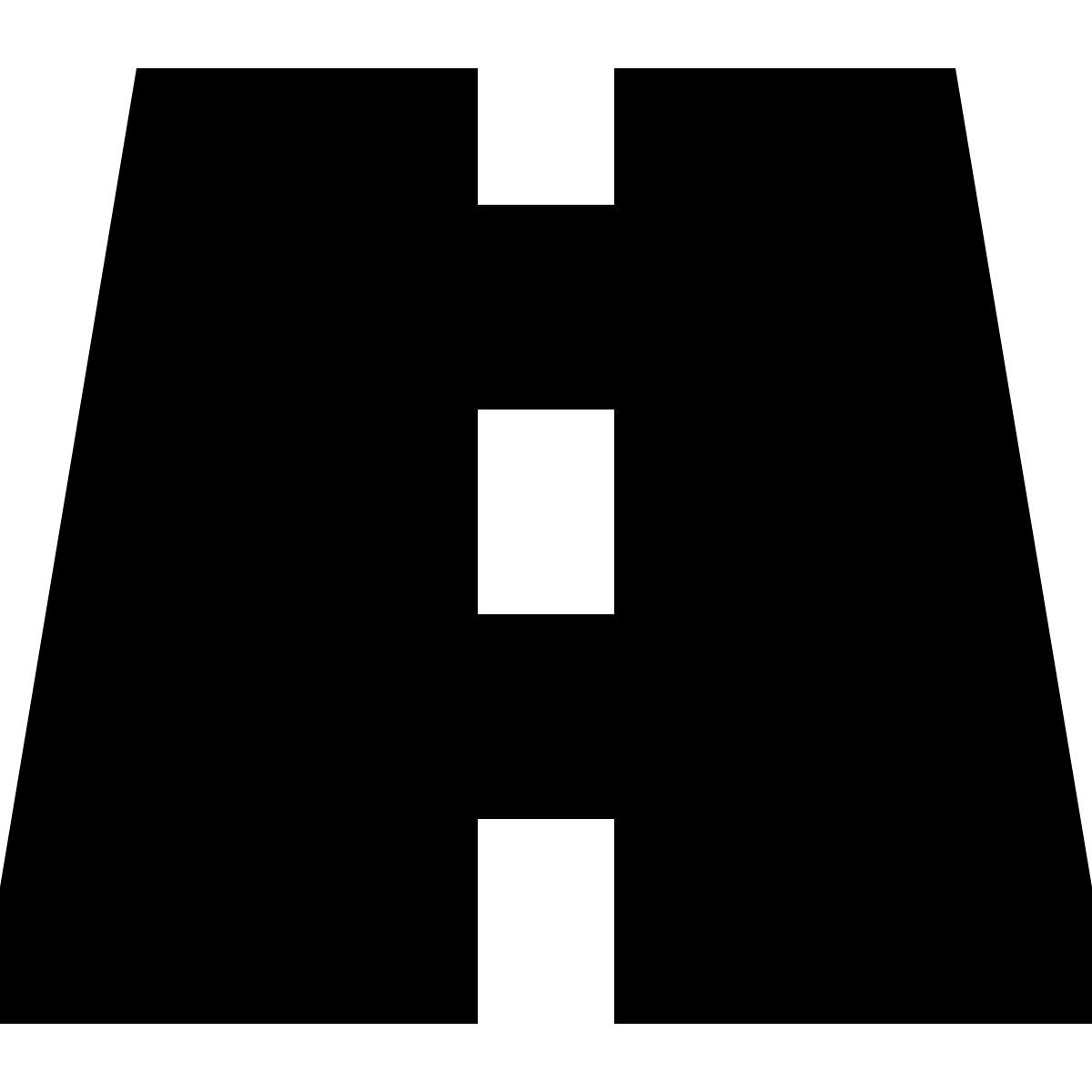 tiny glyph style road sign icon