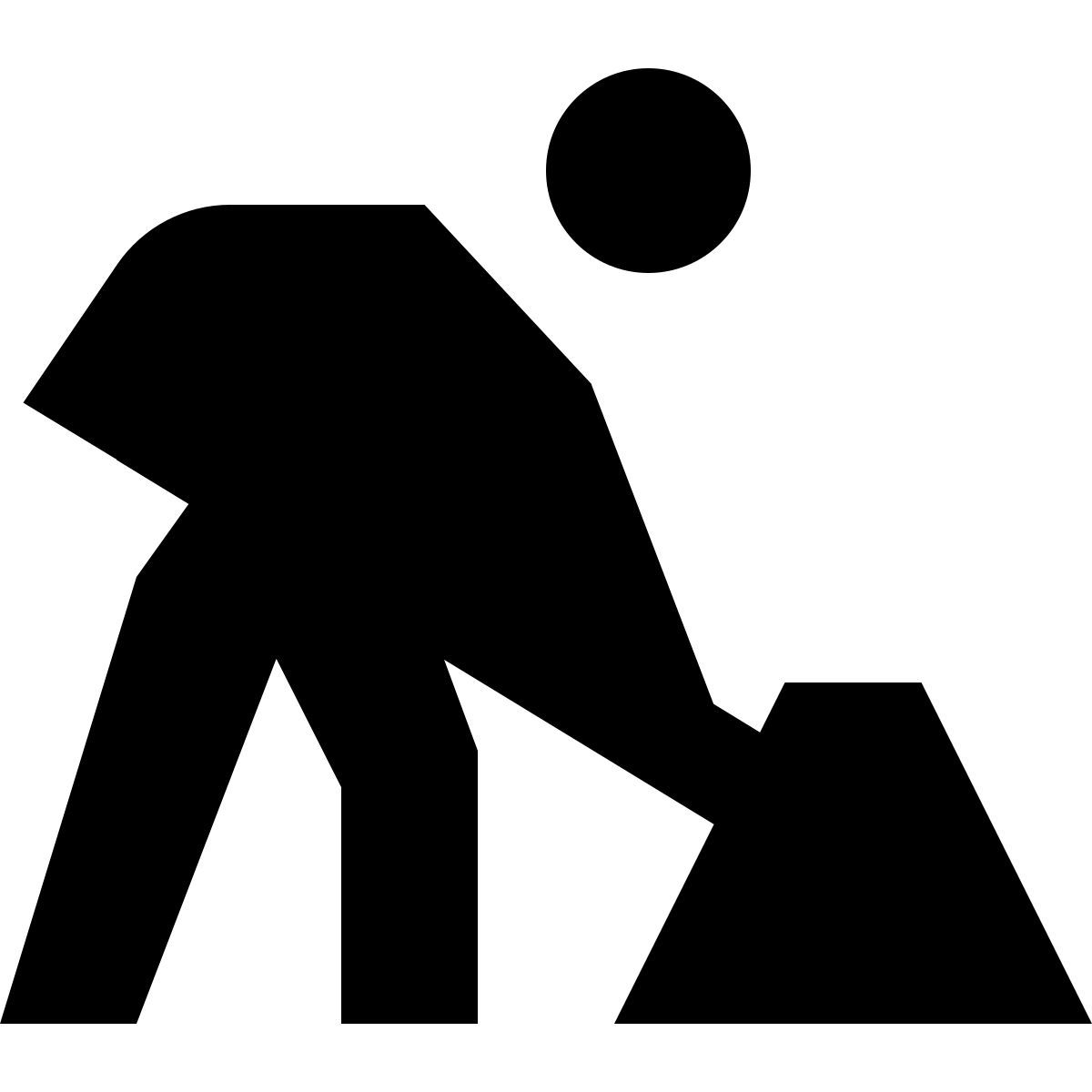 tiny glyph style construction icon