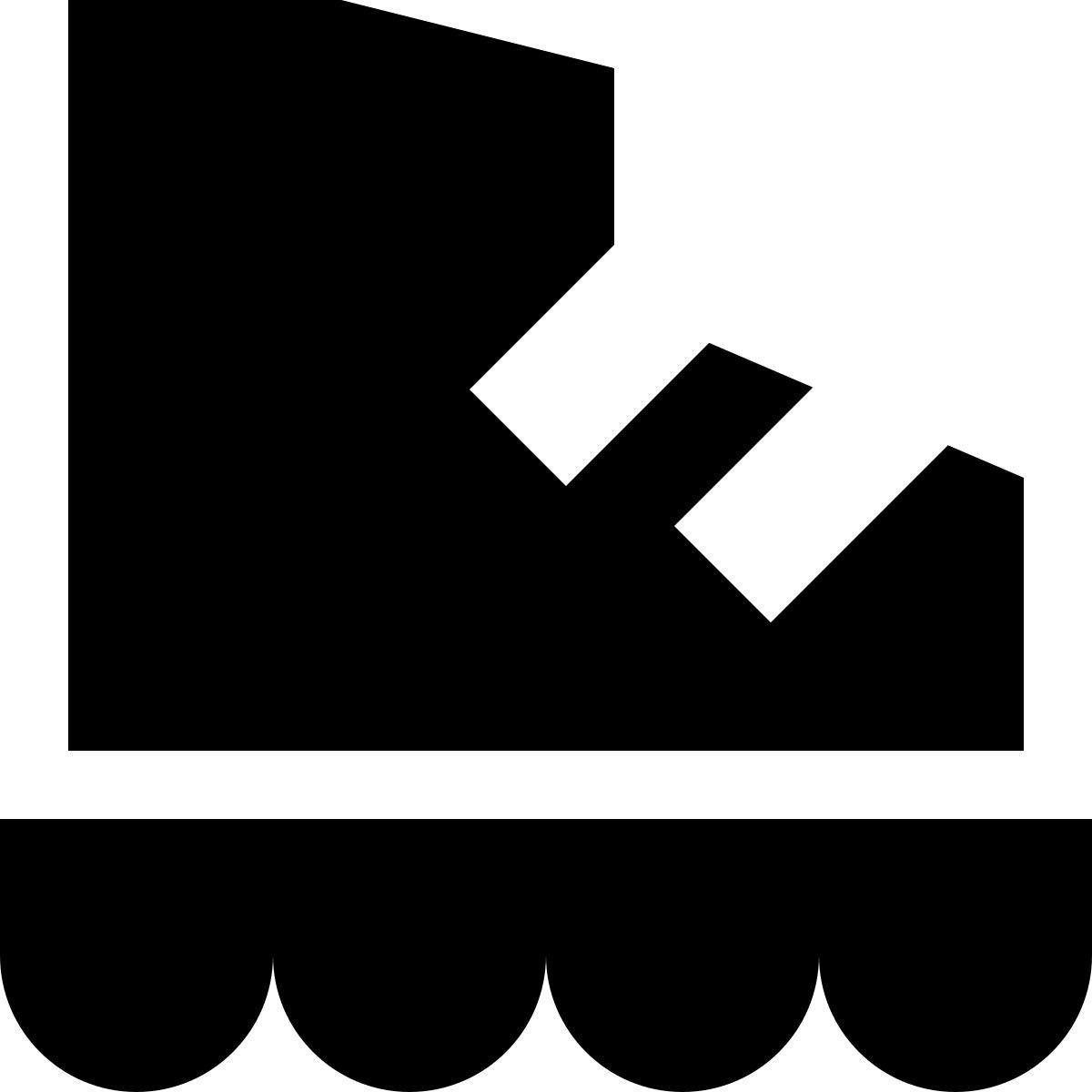 tiny glyph style rollerblade icon