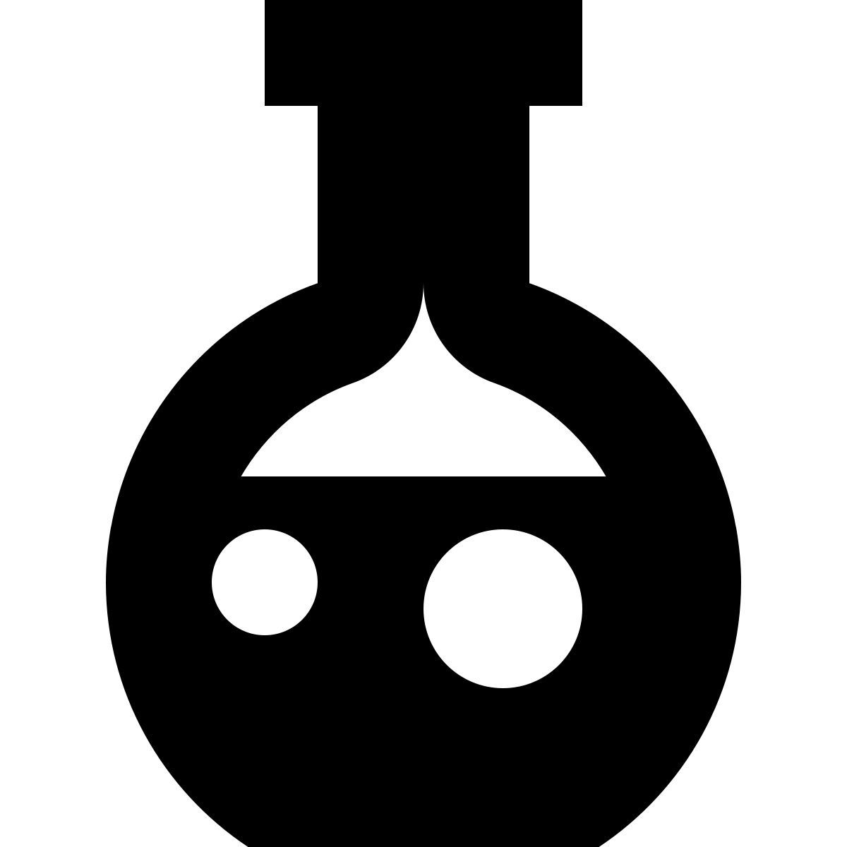 tiny glyph style rundkolben icon