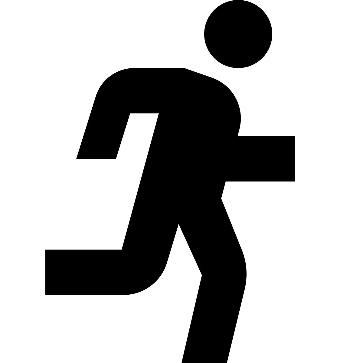 tiny glyph style laufen icon