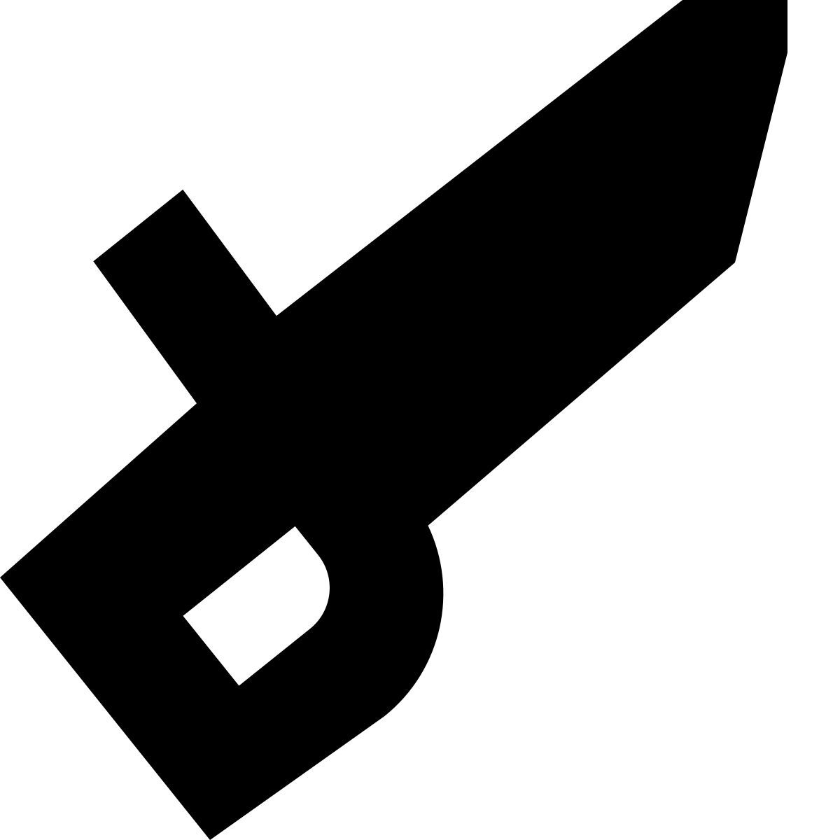 tiny glyph style saber weapon icon