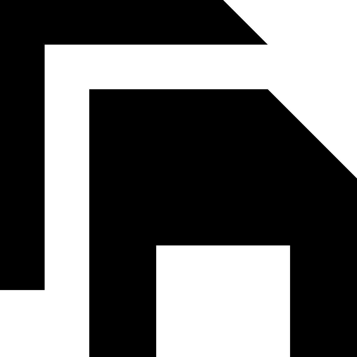 tiny glyph style save all icon