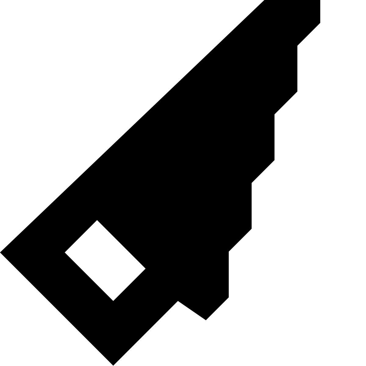 tiny glyph style saw icon