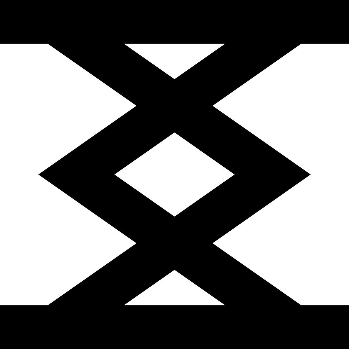 tiny glyph style 剪叉式升降机 图标
