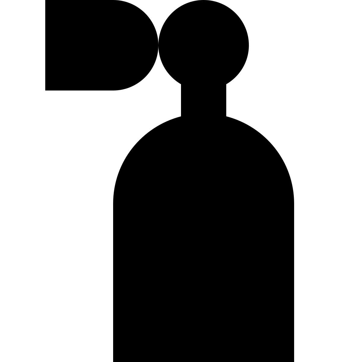 tiny glyph style diving icon